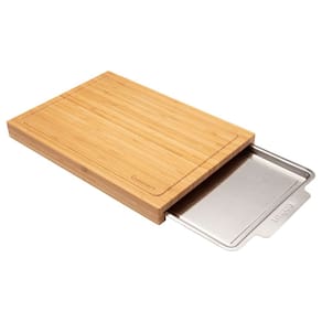 Tábua de cortar Cuisinart CPK-4884 Bamboo com bandeja escondida