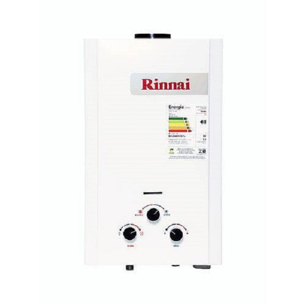 Aquecedor De Água Rinnai M09  Vazão 9 Litros  Gás Gn