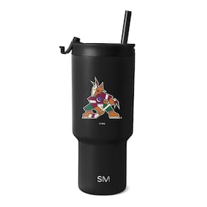 Copo Simple Modern NHL Arizona Coyotes 900 ml com tampa e canudo