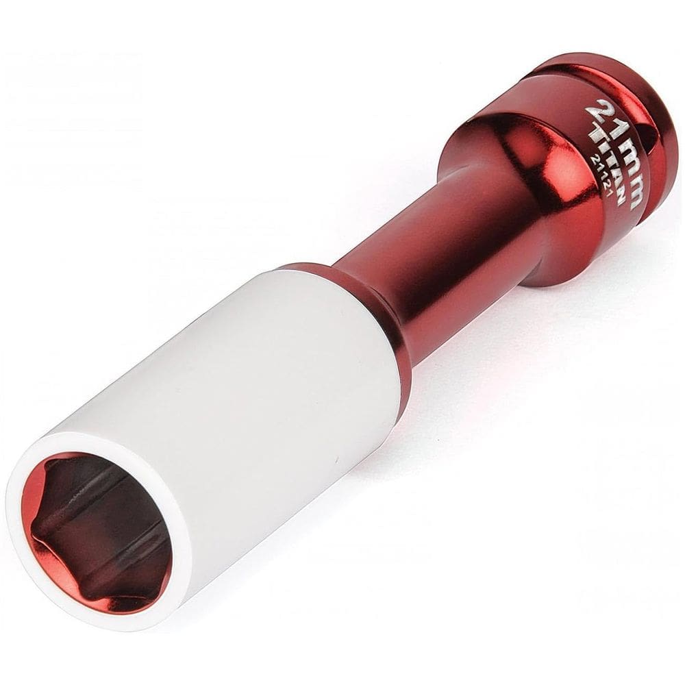 Soquete Titan 21121, unidade de 1/2 polegada x impacto sem danos de 21 mm