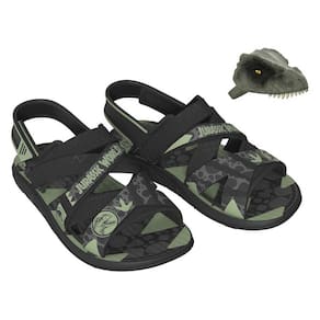 Sandália Infantil Menino Jurassic Mask Com Máscara