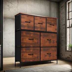 Cômoda Organizadora Com 7 Gavetas Ddc-038 Cor Madeira Decoteam