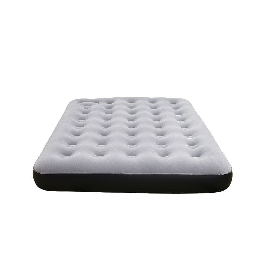 Colchão Inflável Casal Nautika Fit - Cinza | 1,87m x 1,32m