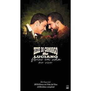 Zezé Di Camargo - Kit Dvd + 2 Cds Flores Em Vida