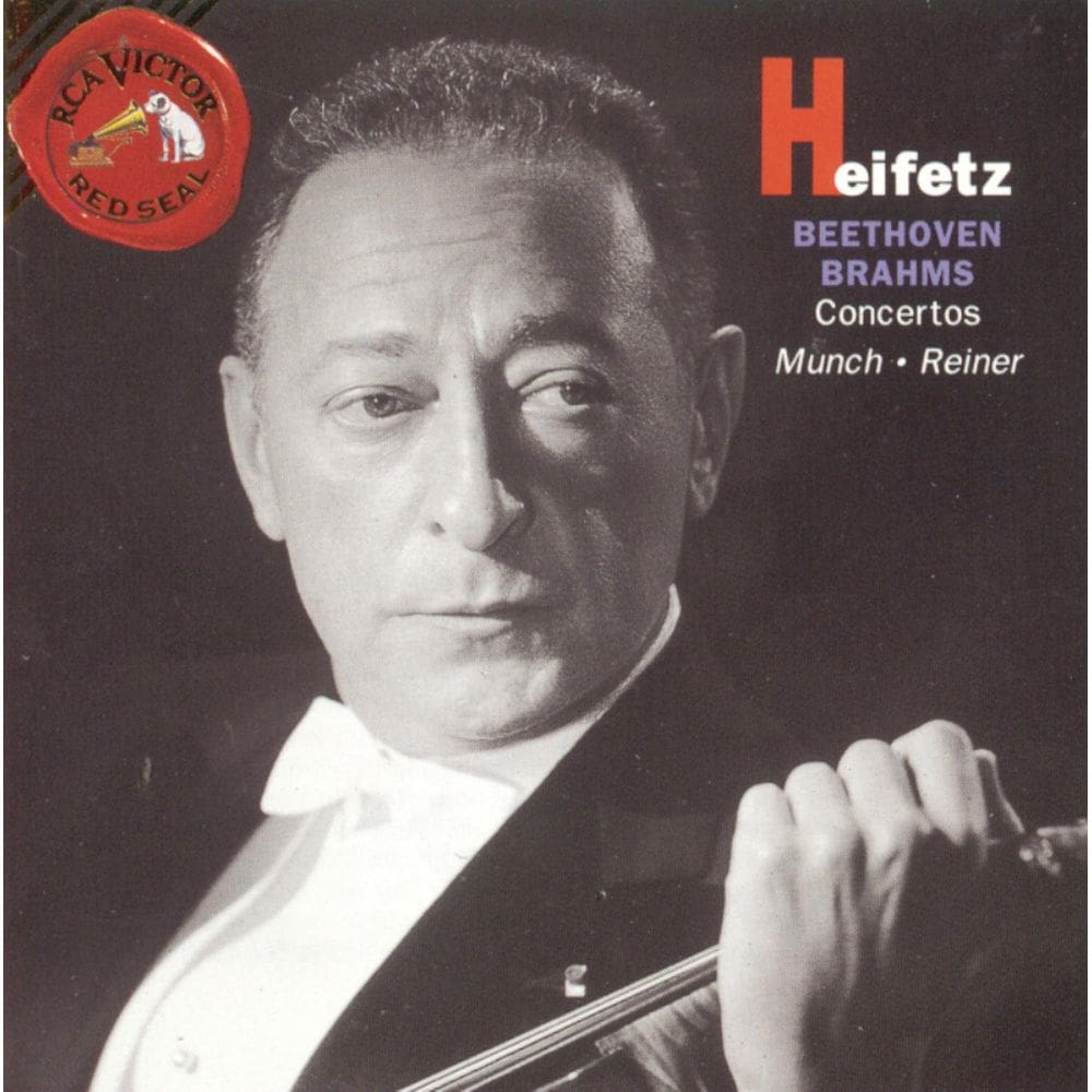 CD Heifetz: concertos de Beethoven e Brahms - Jascha Heifetz
