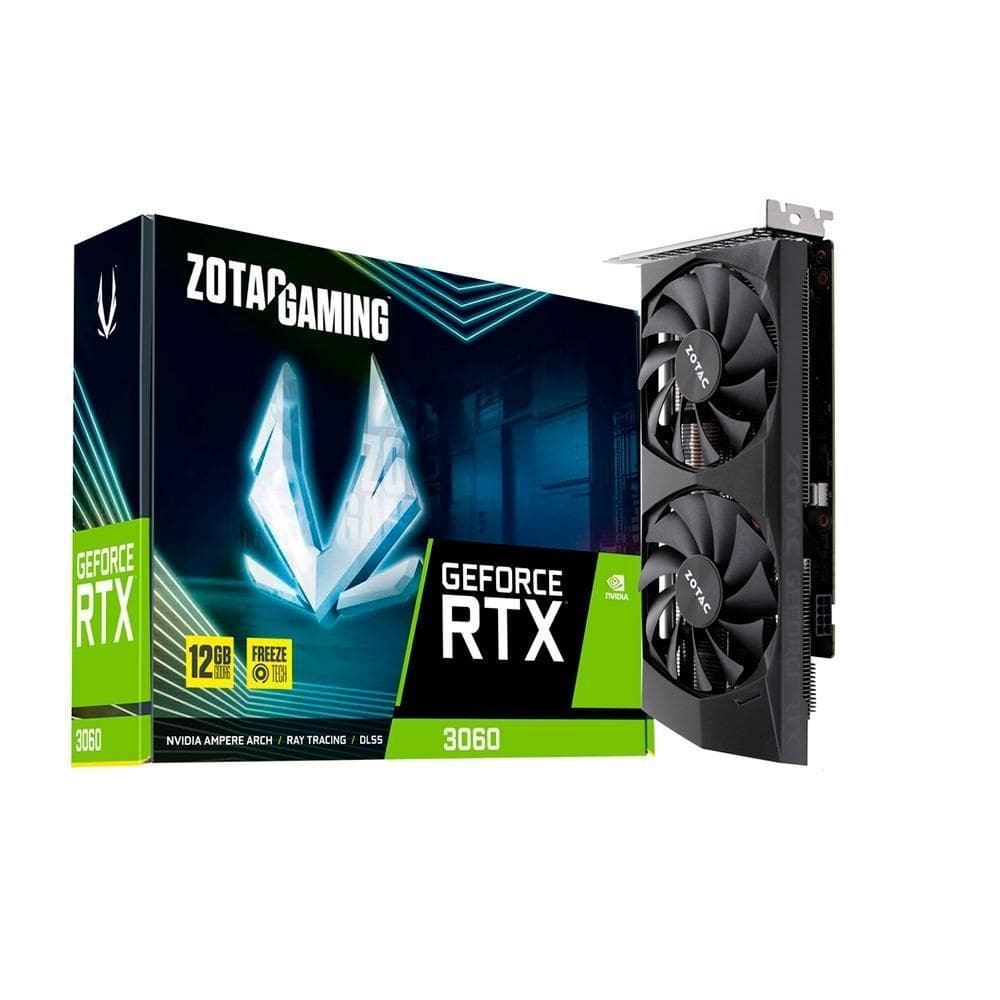 Placa De Vídeo Zotac Gaming Geforce Rtx 3060 12Gb Gddr6