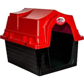 Casa Para Cães Jel Plast Plástica N2 - Vermelho