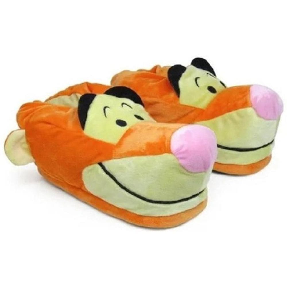 Pantufa Tigrão Ursinho Pooh - Laranja - Tamanho P