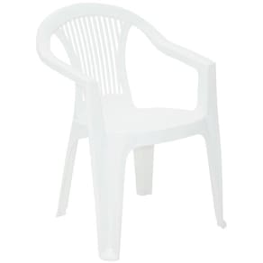 Cadeira Guarapari Polipropileno Branco ate 182kg TRAMONTINA