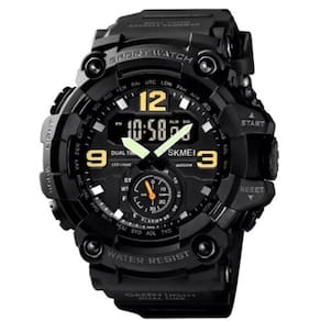 Relogio Masculino SKMEI 52mm Esportivo Resistente Agua Preto