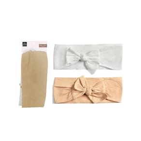 Bandana kitsch, laço ajustável ecológico para mulheres, 2 peças