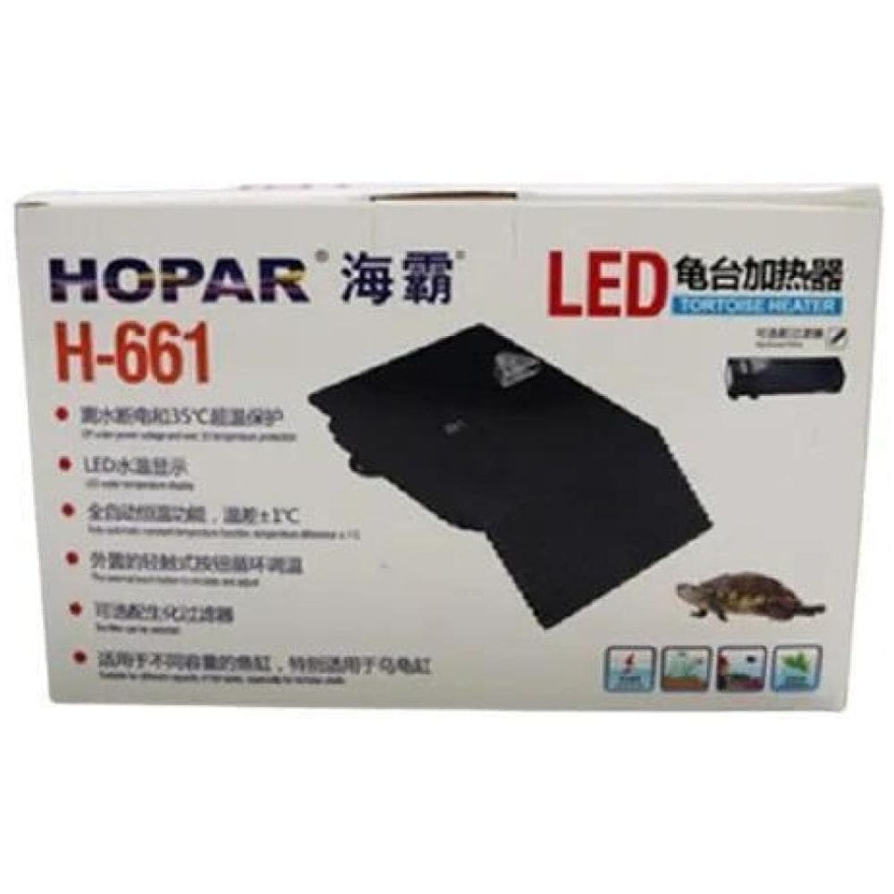 Deck Tartaruga Aquecedor E Filtro - Hopar H-661 - 50W - 110V