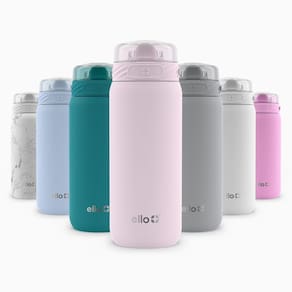 Garrafa de água Ello Cooper em aço inoxidável 530ml rosa caxemira