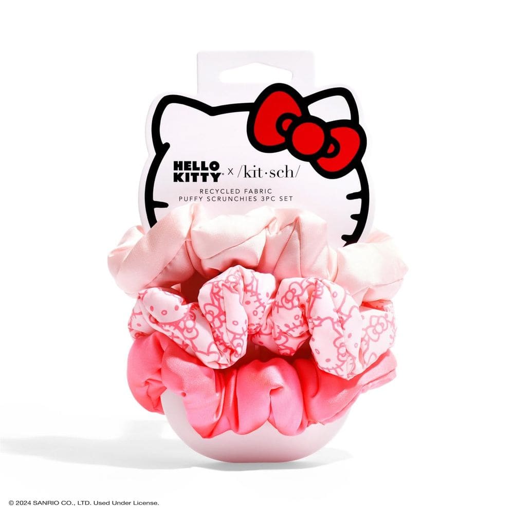 Elásticos Kitsch Hello Kitty x Tecido Kitsch, 3 peças