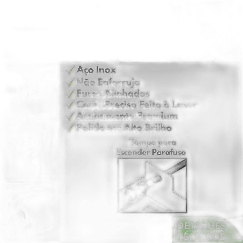 Kit Acessórios Para Banheiro Inox 6 Peças Elg