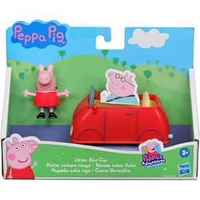 Carrinho Vermelho e Boneca Peppa Pig HASBRO