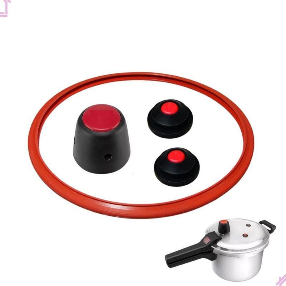 Kit Borracha Panela Pressão 3D Alcast 4,5 L Peso E Válvulas