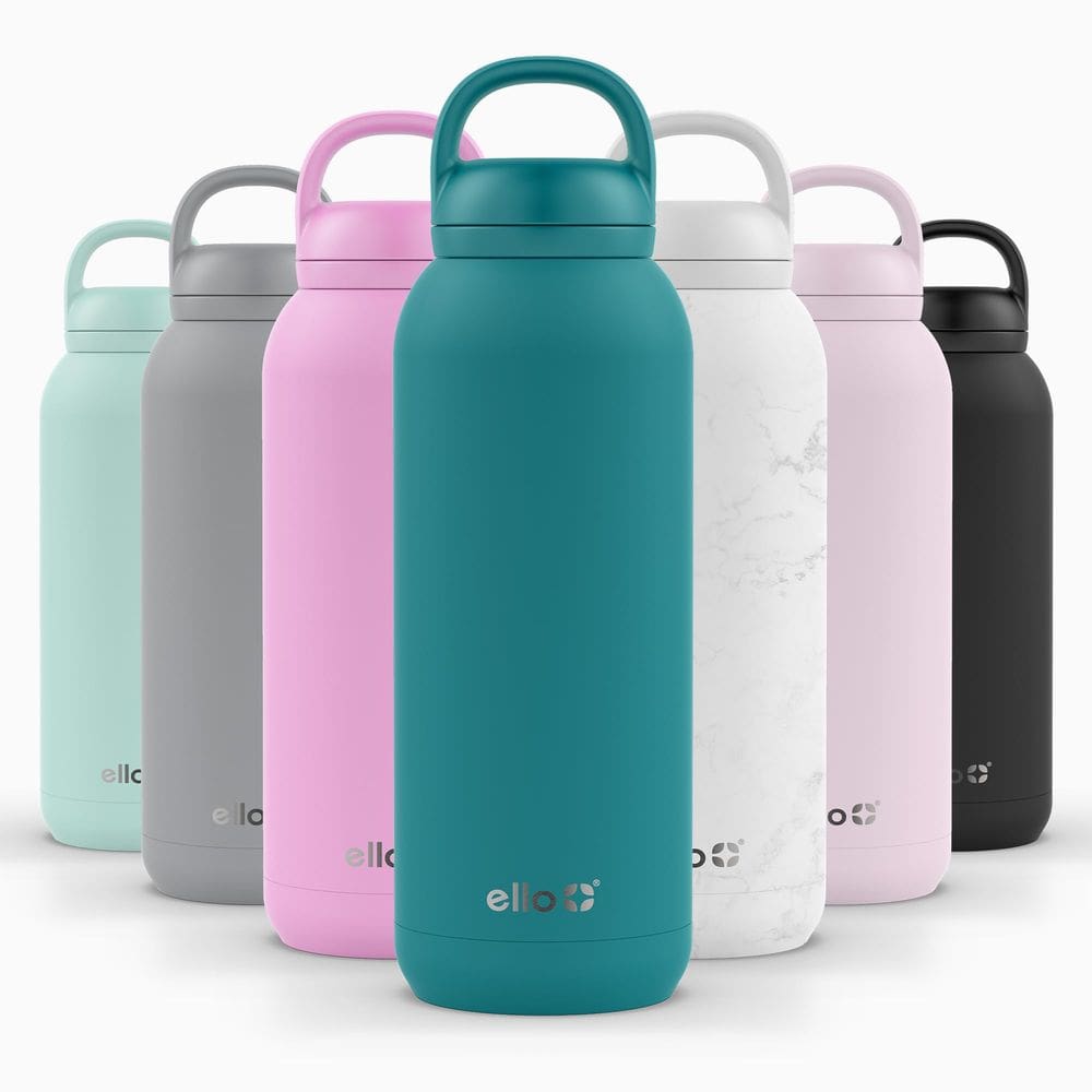 Garrafa de água Ello Cooper Twist 1.2L em aço inoxidável Antigua