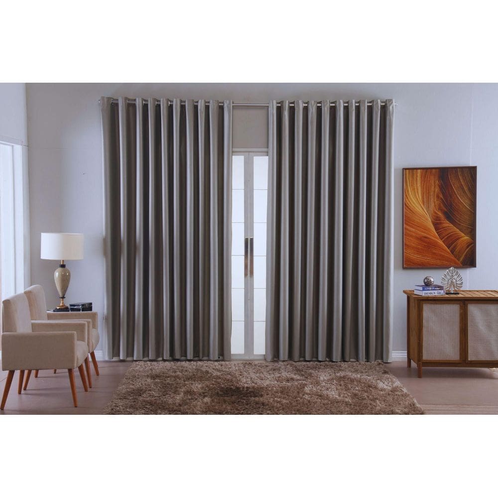 Cortina Para Sala Quarto Blackout Tecido 3,00X2,80 Ellegance
