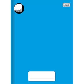 Caderno (SEM PAUTA) Brochura Grande Pepper Capa Dura 80 Folhas - Tilibra