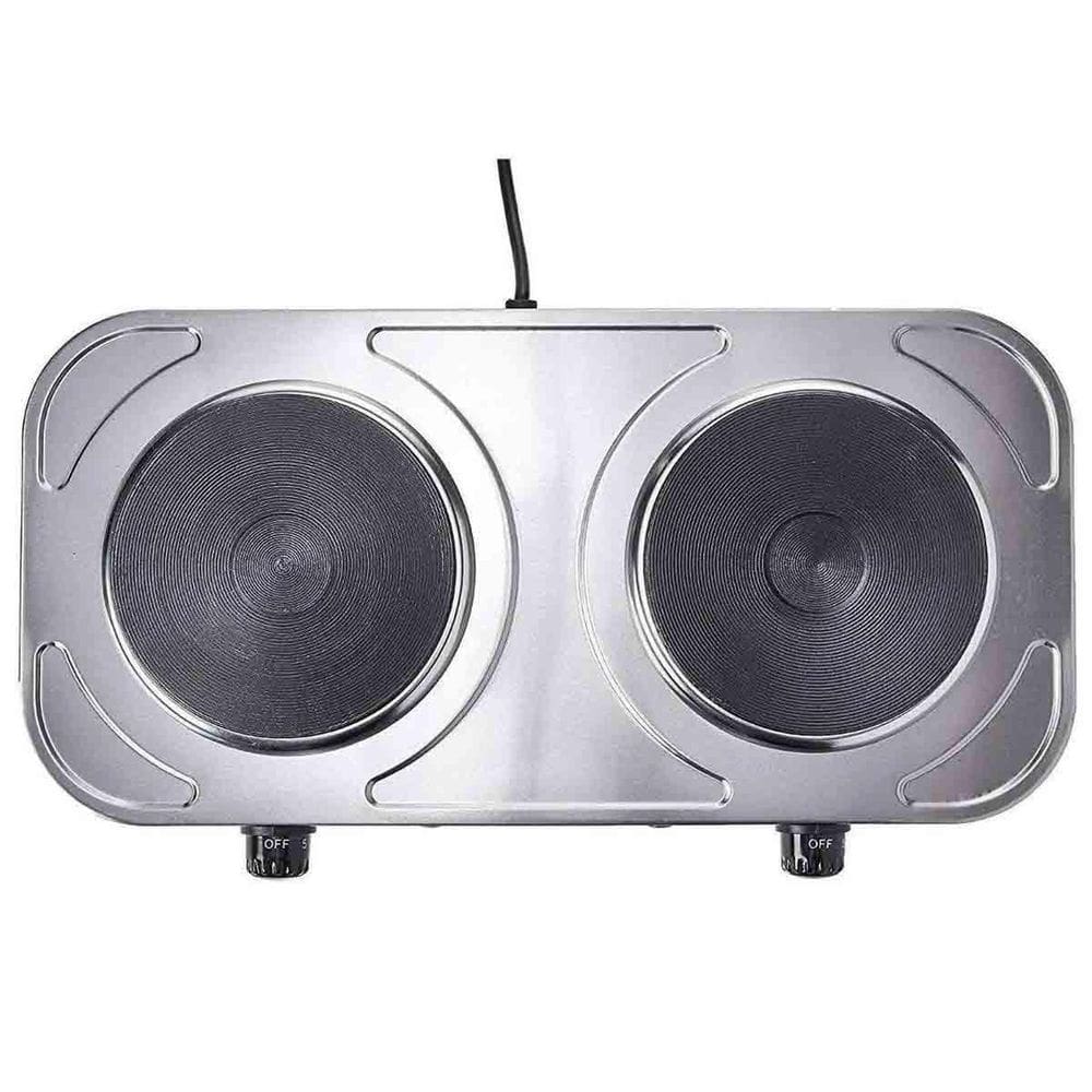 Fogão Elétrico De Mesa Agratto 2 Pratos Inox Portátil 220V