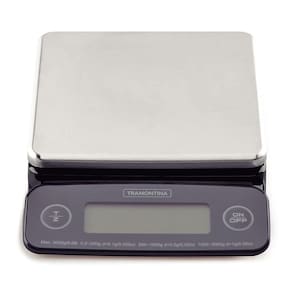 Balança Digital de Alta Precisão para Cozinha Tramontina Adatto com Base em Aço Inox 61101050