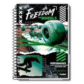 Caderno Universitário Masculino Performance 160F/10 Matérias Credeal
