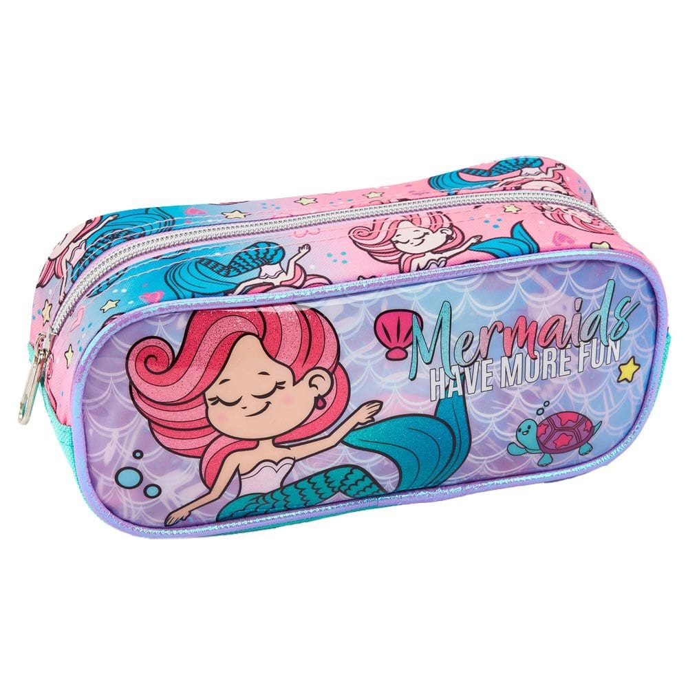 Estojo Infantil Sereia e Unicórnio Seanite - Item Variado