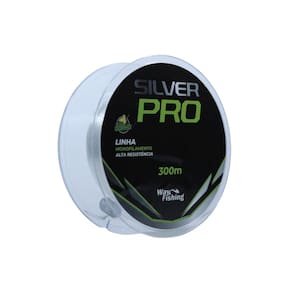Linha Pesca Way Fishing Silver Pro Estilo Goiano Mono 300 metros Transparente