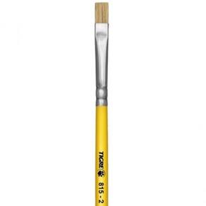 Pincel Escolar Chato Amarelo 815 Nº 02 - Tigre