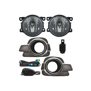 Kit Farol Milha Renault Kwid Todos Com Molduras