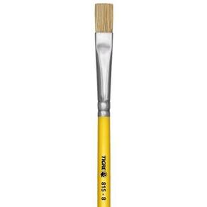 Pincel Escolar Chato Amarelo 815 Nº 08 - Tigre