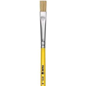 Pincel Escolar Chato Amarelo 815 Nº 06 - Tigre