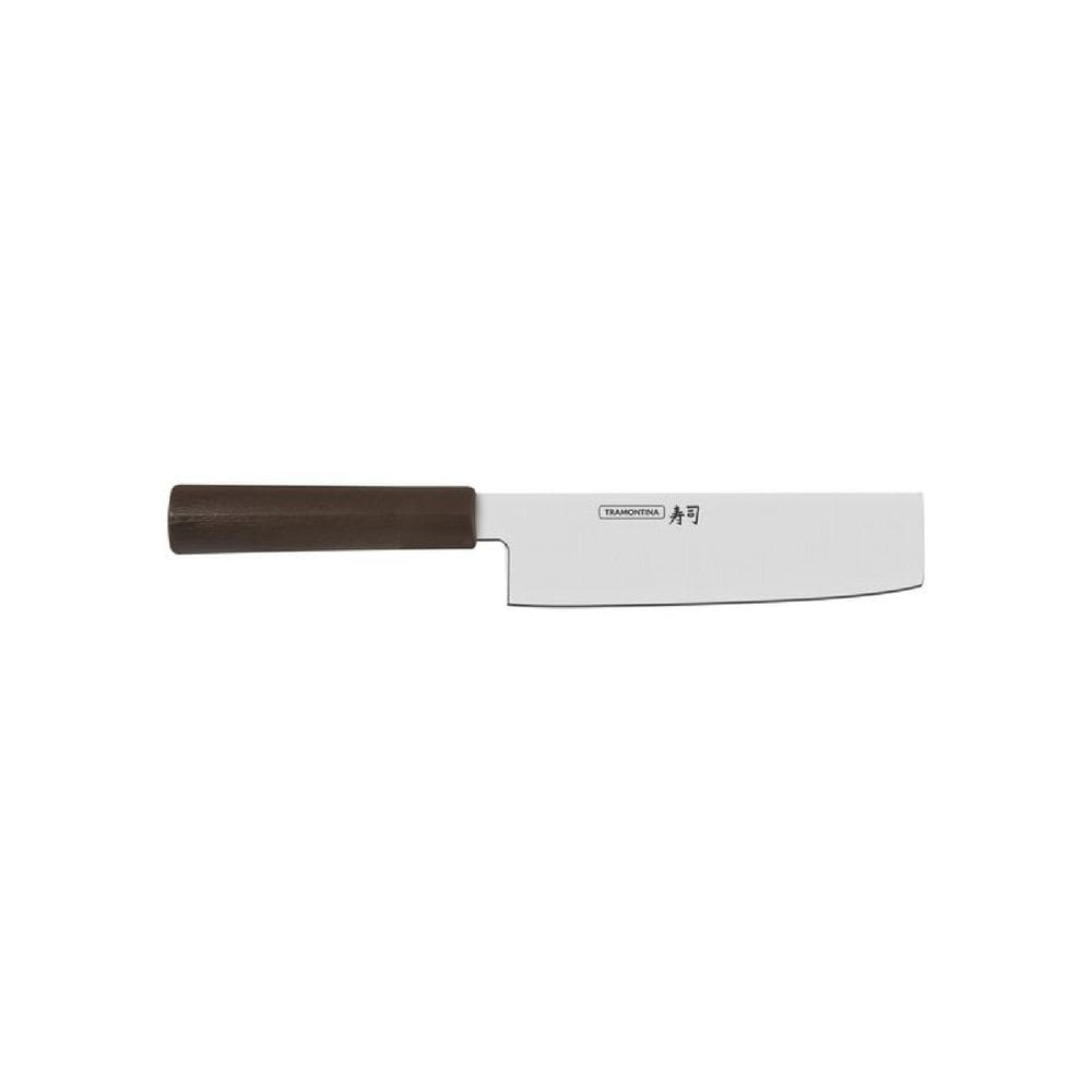 Faca Tramontina Nakiri 7 Em Aço Inox Cabo Em Nylon
