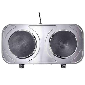 Fogão Elétrico De Mesa Agratto 2 Pratos Inox Portátil 220V