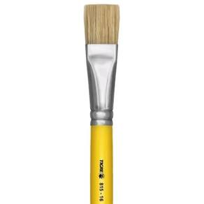 Pincel Escolar Chato Amarelo 815 Nº 16 - Tigre