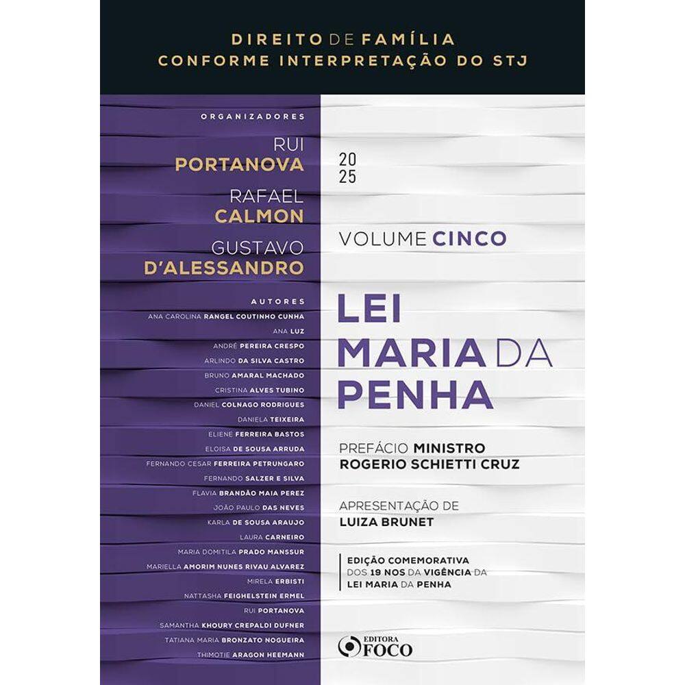Direito de Família Conforme Interpretação do STJ – Lei Maria da Penha - Volume 5 (1803)
