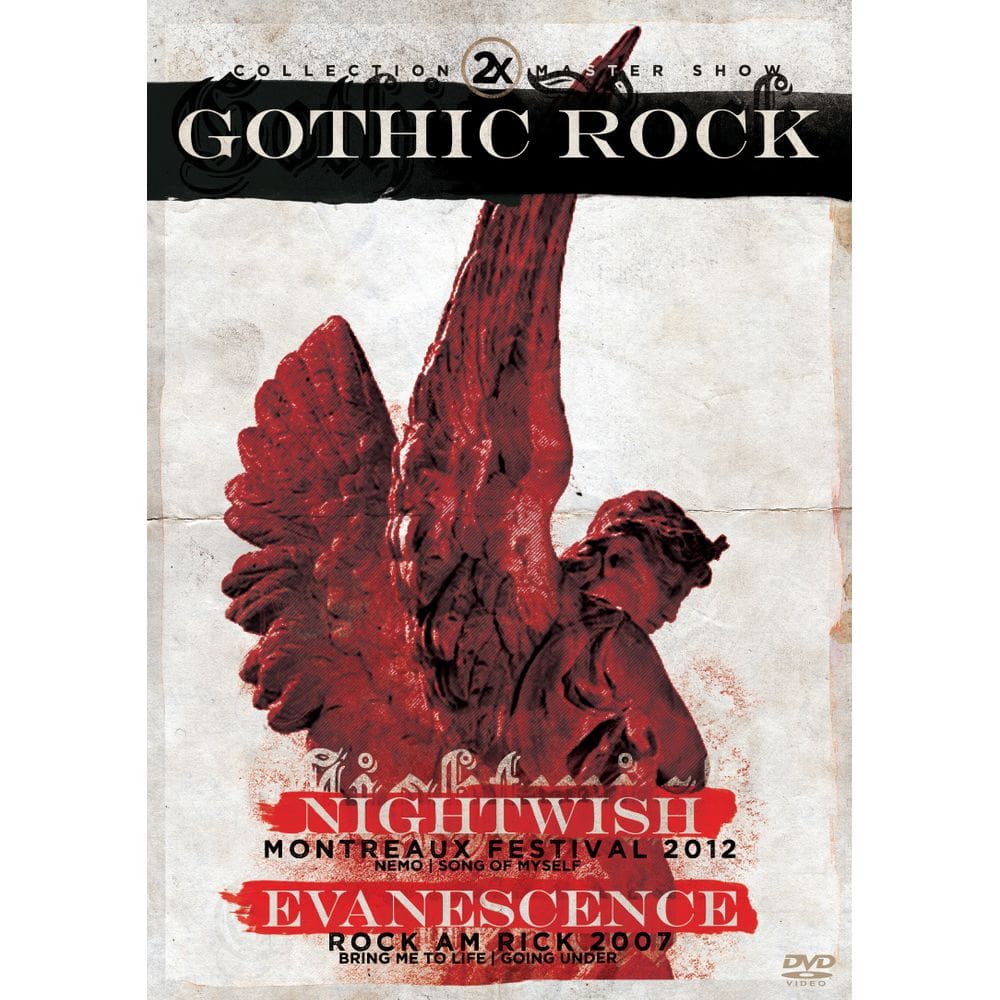 DVd 2x Ghotic Rock Evanescence e Nightwish