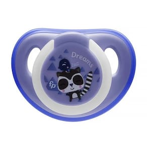 Chupeta First Moments Glow Tam 1 Azul com Case Esterilizador Fisher-Price BB1037 - Multikids