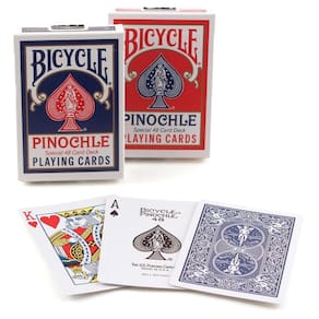 Cartas de baralho Bicycle Pinochle (pacote de 2)
