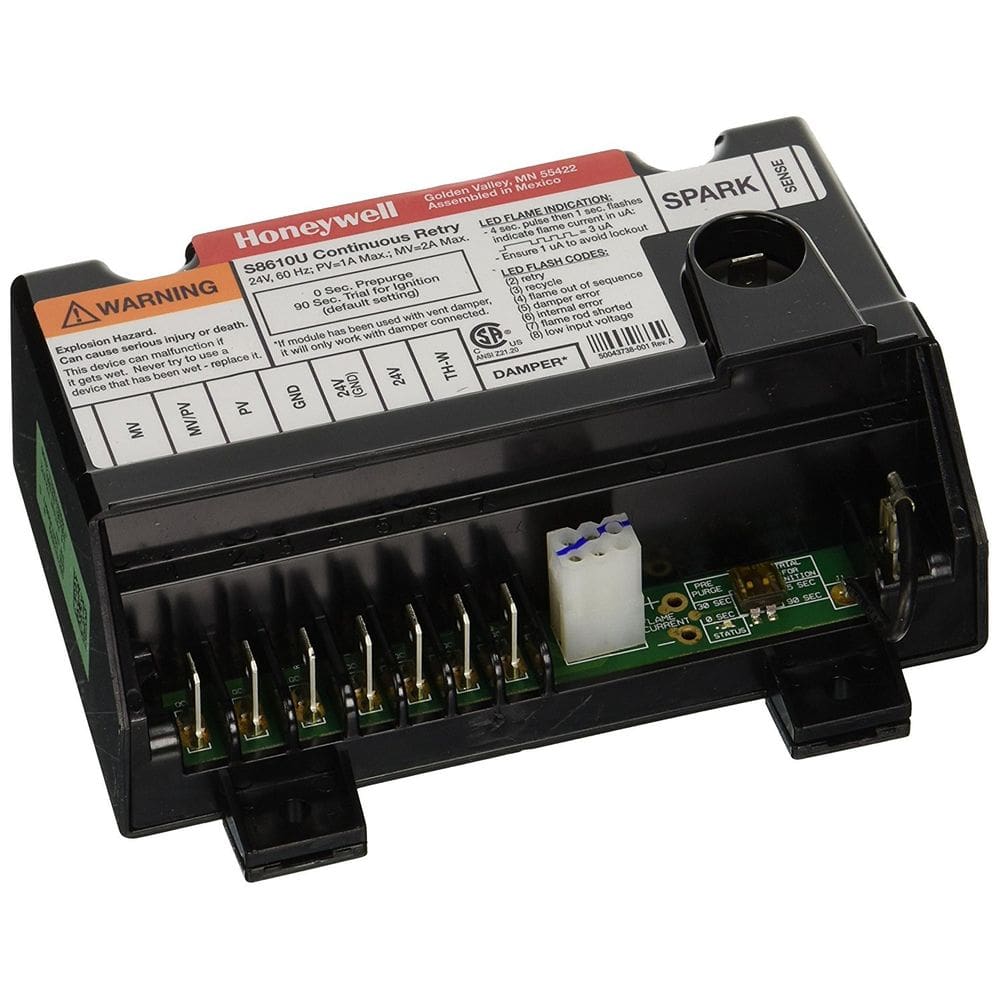 Controle piloto intermitente de forno Honeywell S8610U3009