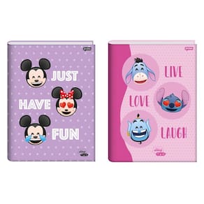 Caderno Broch. Univ. CP 48 Folhas – Disney Emoji Jandaia