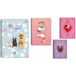 Caderno Broch. Univ. CP 80 Folhas – Pet Holic Jandaia