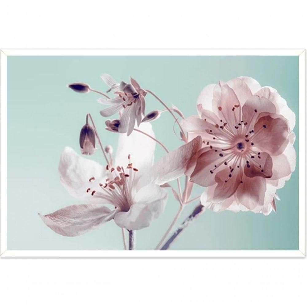 Quadro Decorativo Floral Fotografico Cerejeira 100x70cm