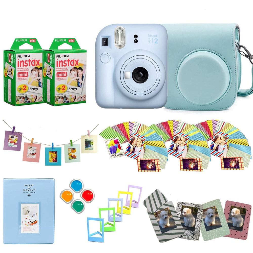 Pacote de acessórios para câmera instantânea Fujifilm Instax Mini 12 +