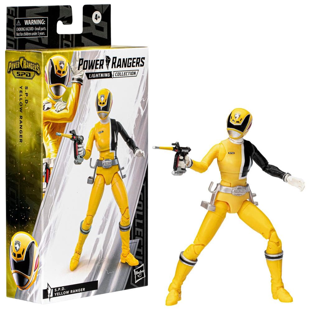 Boneco de ação Power Rangers S.P.D. Yellow Ranger 15cm