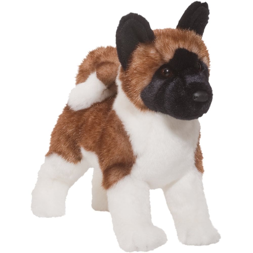 Bicho de pelúcia Douglas Kita Akita Dog com 41 cm de comprimento
