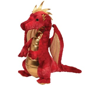 Bicho de pelúcia Douglas Eugene Red Dragon Plush 25cm