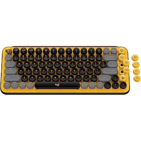 Teclado Logitech POP Keys Mechanical Wireless Blast Yellow