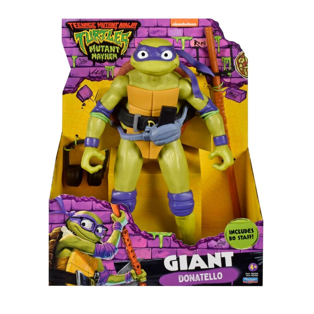 Boneco de ação Teenage Mutant Ninja Turtles Donatello 30cm